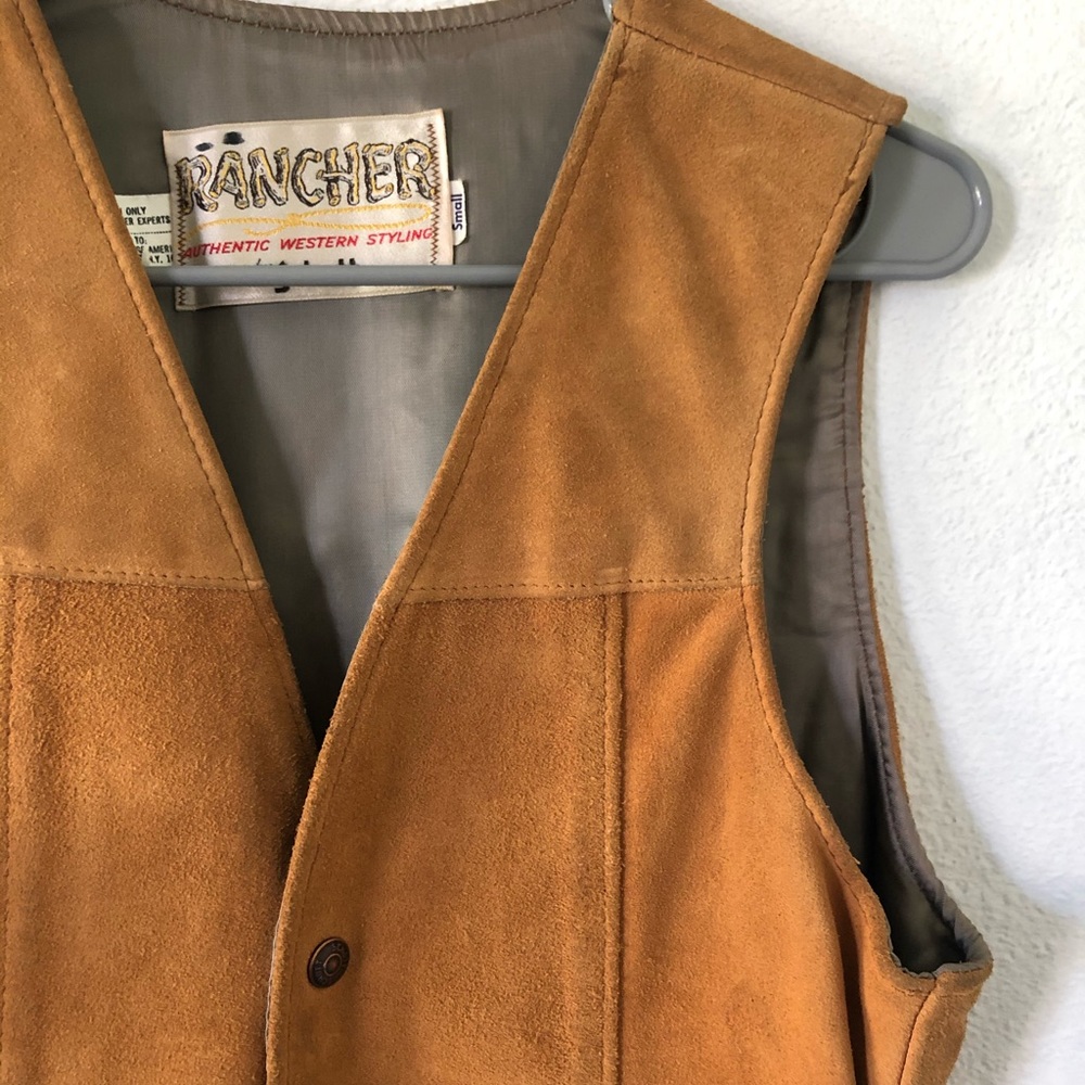 Vintage Leather Ranchers Vest